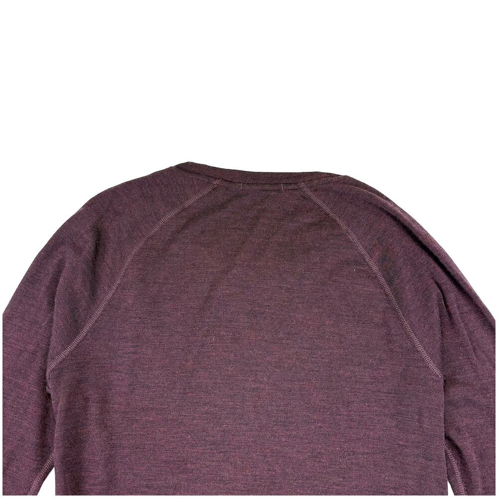 Smartwool Merino 250 Base Layer Top Women M Burgundy Wool Outdoor Hiking Thermal - Picture 5 of 7